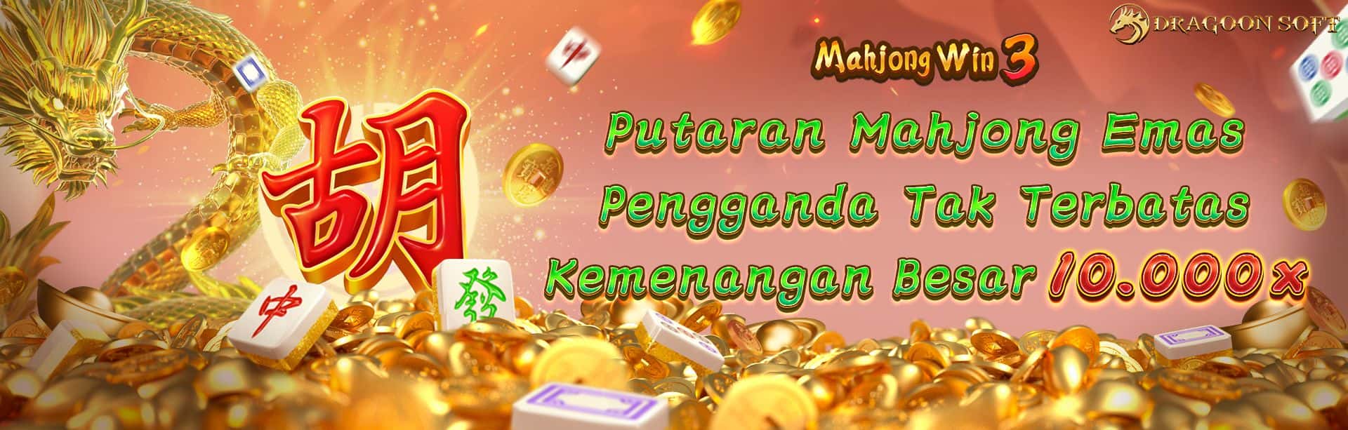 DRAGOON SOFT - MAHJONG WIN 3 GAME PROMO BANNER